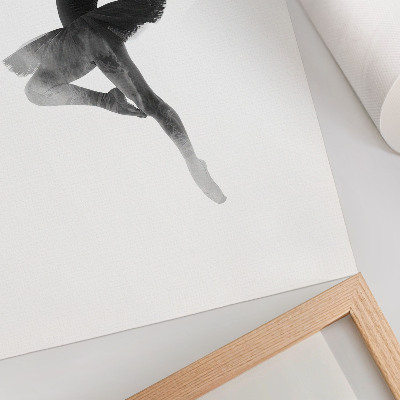 Décoration murale La silhouette élégante d'une danseuse pleine de dynamisme