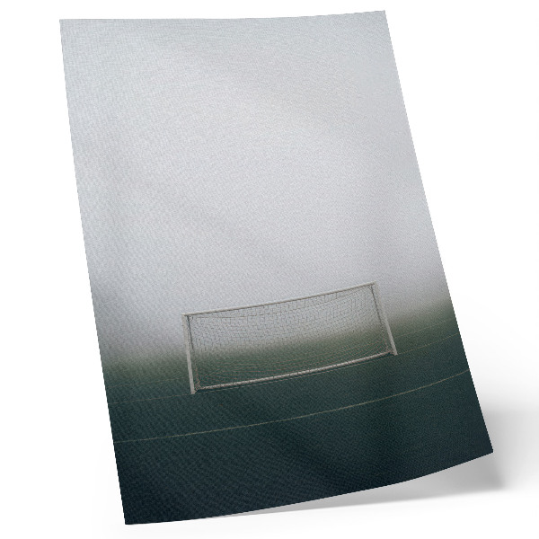 Décoration murale But sur le terrain brouillard calme minimalisme