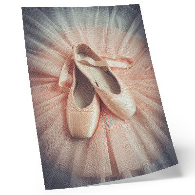 Décoration murale Ballerines sur une jupe en tulle rose, harmonie et élégance