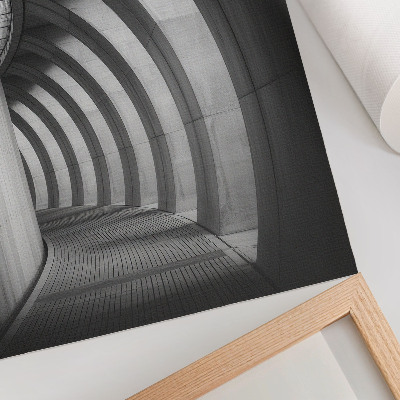 Décoration murale Élégance futuriste en noir et blanc dans l'espace