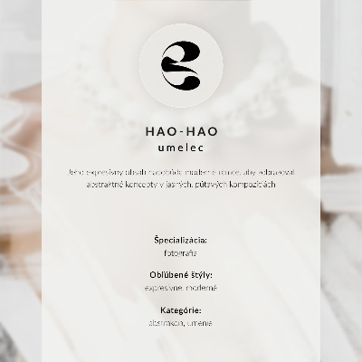 Affiche décorative Collier crâne, contraste artistique moderne
