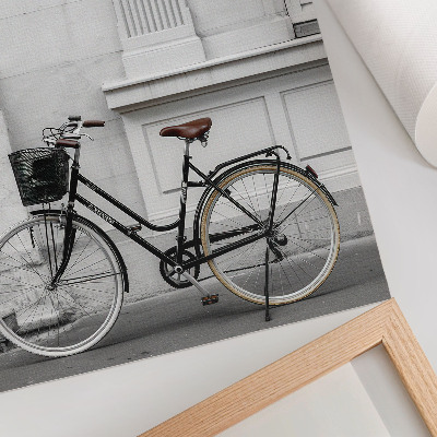 Affiche décorative Vélo élégant et architecture classique