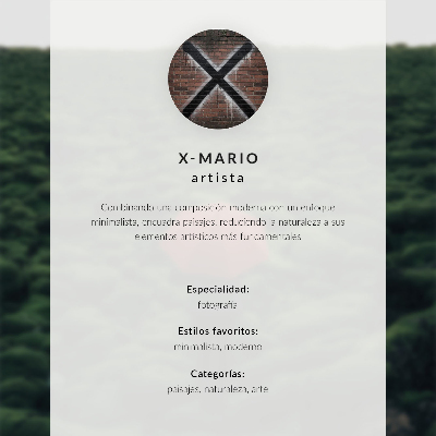 Affiche décorative Bouées de glace sur fond orange froid