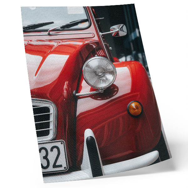 Impression sur toile Voiture classique, détails expressifs, ambiance rétro