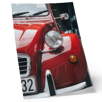 Impression sur toile Voiture classique, détails expressifs, ambiance rétro
