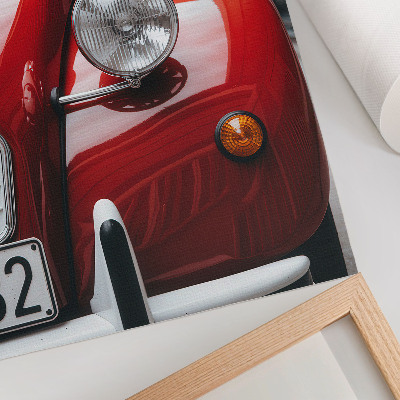 Impression sur toile Voiture classique, détails expressifs, ambiance rétro
