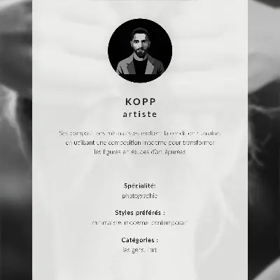 Affiche décorative geste de paix en noir et blanc au style minimaliste épuré