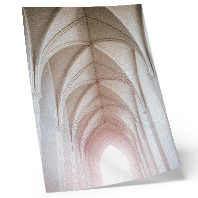 Impression sur toile Voûtes élégantes, arches, symétrie, espace lumineux