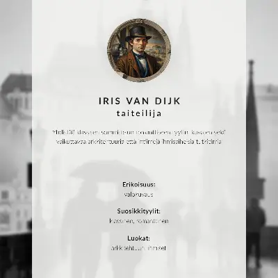 Affiche décorative une promenade sous la pluie avec une architecture historique et un couple