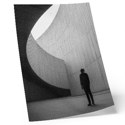 Décoration murale Architecture courbe, tons monochromes