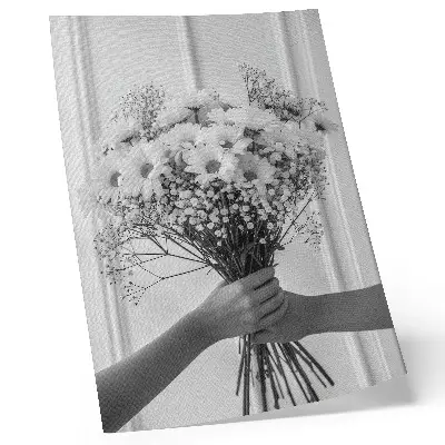 Affiche décorative fleurs délicates au style minimaliste, élégant et subtil