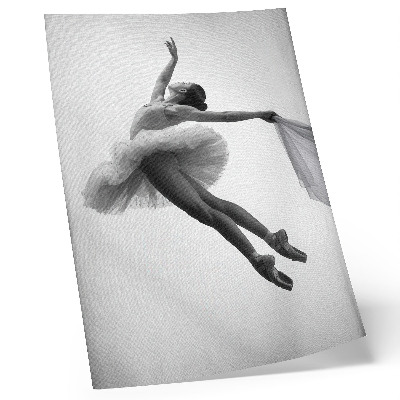 Impression sur toile Une ballerine en mouvement avec grâce et légèreté