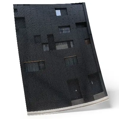 Affiche décorative façade minimaliste aux formes géométriques