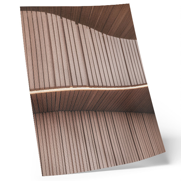 Impression sur toile panneaux de bois modernes beige clair