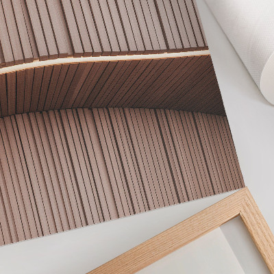 Impression sur toile panneaux de bois modernes beige clair