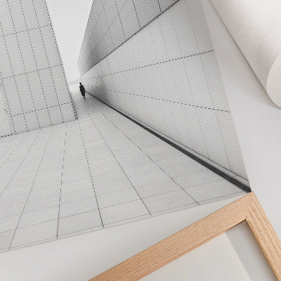 Affiche décorative architecture géométrique minimaliste