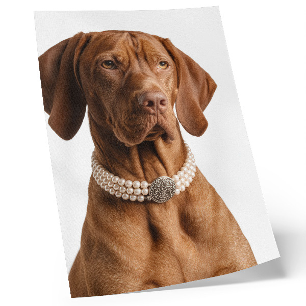 Impression sur toile Collier élégant pour chien avec une finition luxueuse