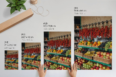 Décoration murale Des fruits colorés, le parfum de la tradition, l'atmosphère de la nature
