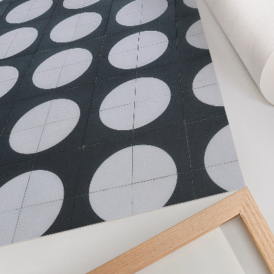 Impression sur toile Motifs géométriques en contraste noir et blanc
