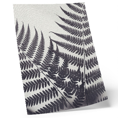 Décoration murale Feuilles symétriques sur fond clair