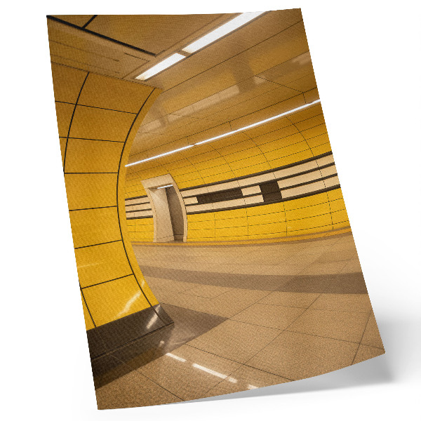 Impression sur toile Motifs dynamiques et lumineux, espace futuriste et harmonieux