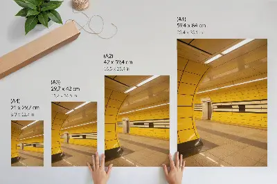 Impression sur toile motifs dynamiques et lumineux dans un espace futuriste et harmonieux