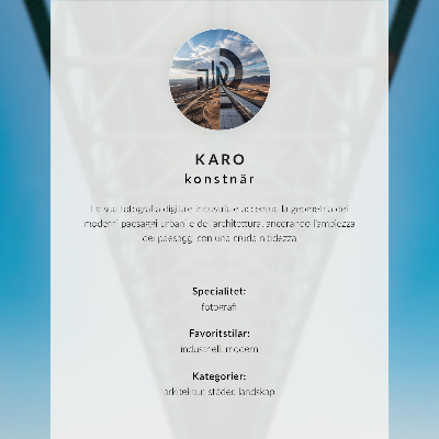 Affiche décorative Bâtiments modernes et branches sèches