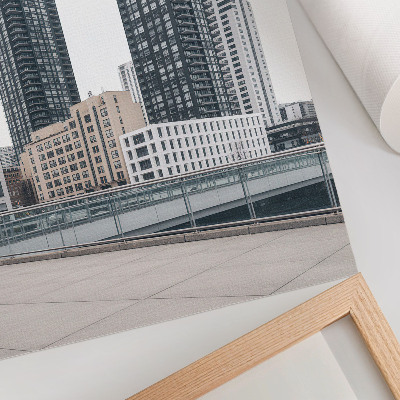 Décoration murale Gratte-ciel modernes, propreté dans le minimalisme