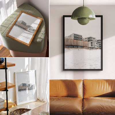 Impression sur toile Architecture minimaliste des bâtiments modernes