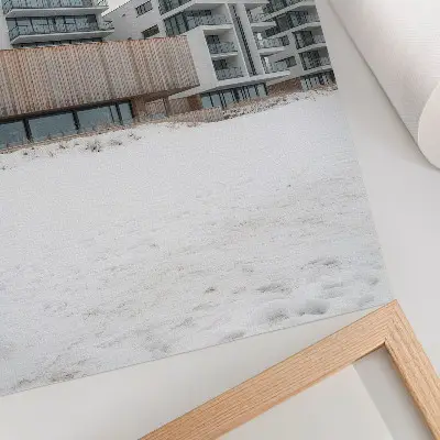 Impression sur toile architecture minimaliste de bâtiments modernes
