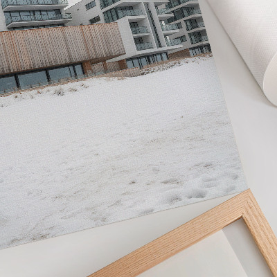 Impression sur toile Architecture minimaliste des bâtiments modernes