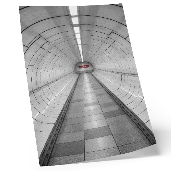 Affiche décorative Éclairage de plafond moderne et futuriste pour l'espace