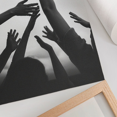 Décoration murale Style minimaliste mains levées