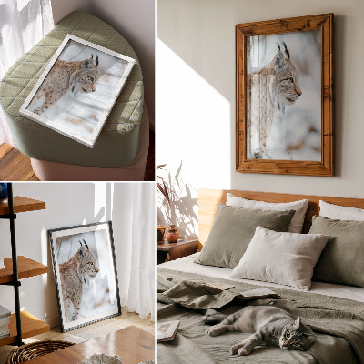 Affiche décorative Rysy en hiver, la beauté de la nature, l'harmonie des couleurs naturelles