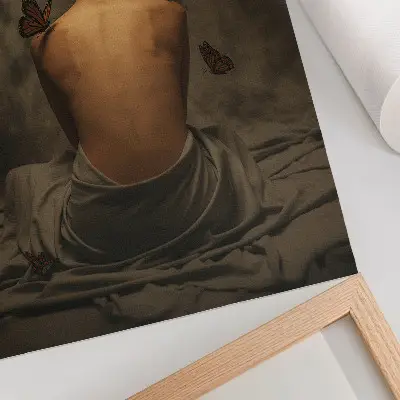 Affiche décorative les papillons élégants et paisibles