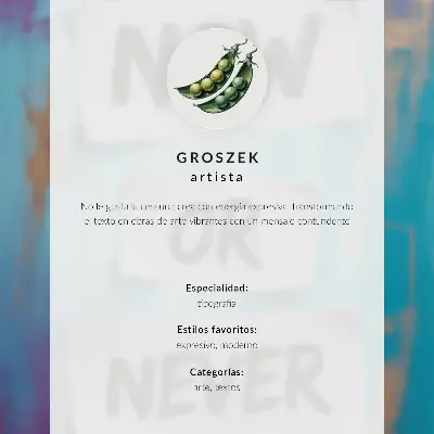 Affiche décorative lettres de graffiti noires sur fond blanc contrasté