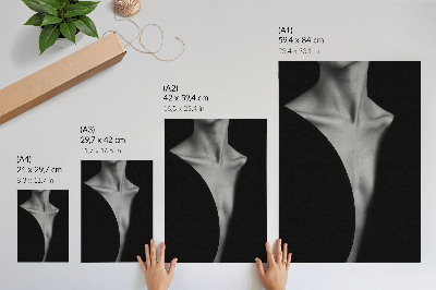 Affiche décorative Une subtile combinaison d'élégance en noir et blanc
