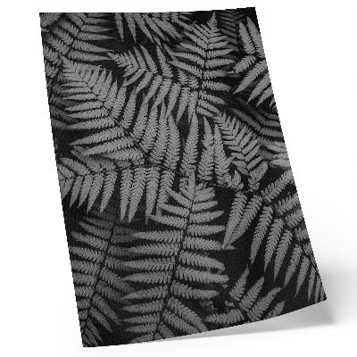 Affiche décorative Fougère sensuelle en noir et blanc, symétrie et élégance