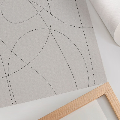 Décoration murale Des lignes créatives sur un fond neutre, sans chaos.