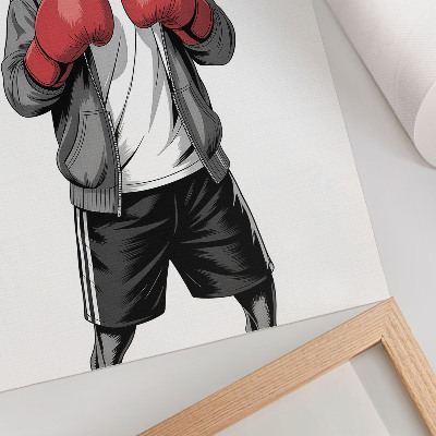 Décoration murale Gants de boxe pour chien Boxer style sportif