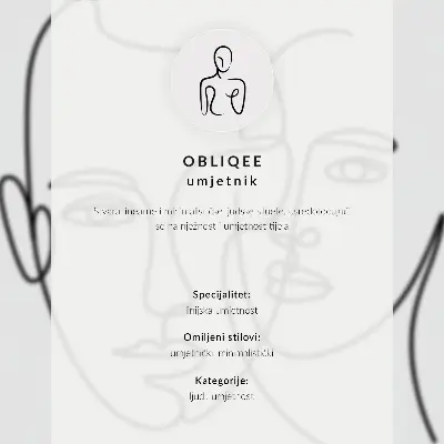 Impression sur toile portraits minimalistes avec dessin au trait illustrant la profondeur et les émotions