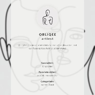 Impression sur toile Portraits minimalistes, dessin au trait, profondeur, émotions