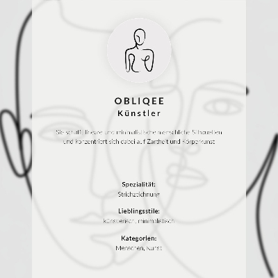 Impression sur toile Portraits minimalistes, dessin au trait, profondeur, émotions