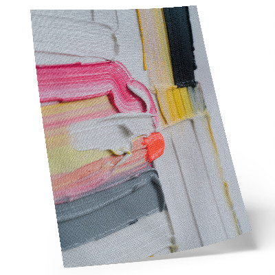 Affiche décorative texture dynamique de rayures de peinture abstraites