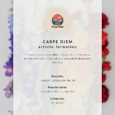 Impression sur toile Lignes délicates, fleurs, composition moderne