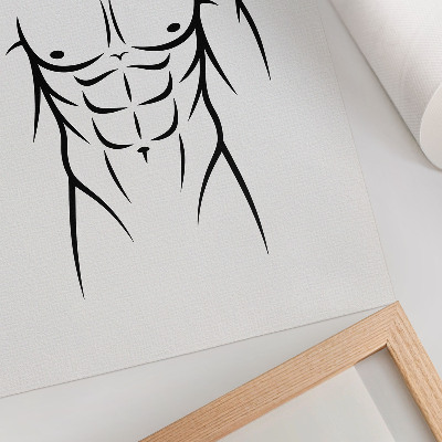 Affiche décorative Lignes noires sur fond clair - esthétique minimaliste