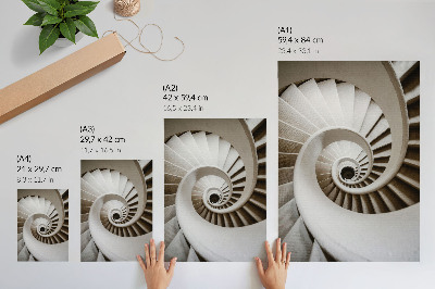Décoration murale Escalier en colimaçon architecture moderne