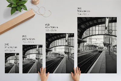 Impression sur toile Modernité, structure, espace, symétrie, rythme