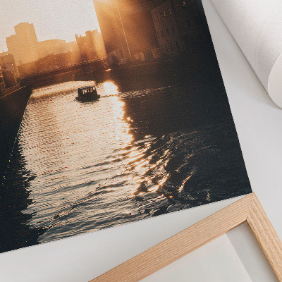 Affiche décorative Bâtiments industriels au soleil