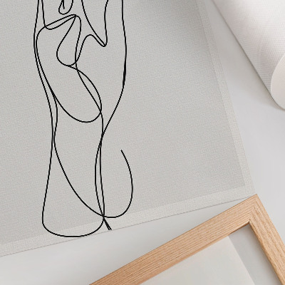 Décoration murale élégance minimaliste des lignes de la main modernité